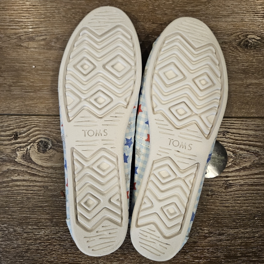 TOMS Multicolor Star Slip-Ons NWT - Picture 2 of 4